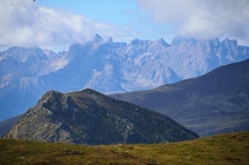 Lienzer Dolomiten (Hintergrund) und Knoten (Vordergrund)