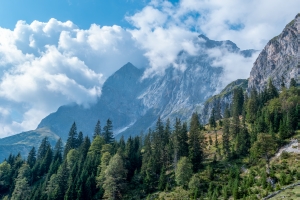 Hochkönig in Wolken