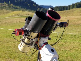 Teleskop-Kombi auf der Postalm