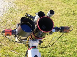Teleskop-Kombi bereit für die Astrofotografie