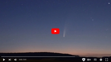 Comet C/2000 F3 (NEOWISE), 46mm, 2020-07-13, YouTube Link