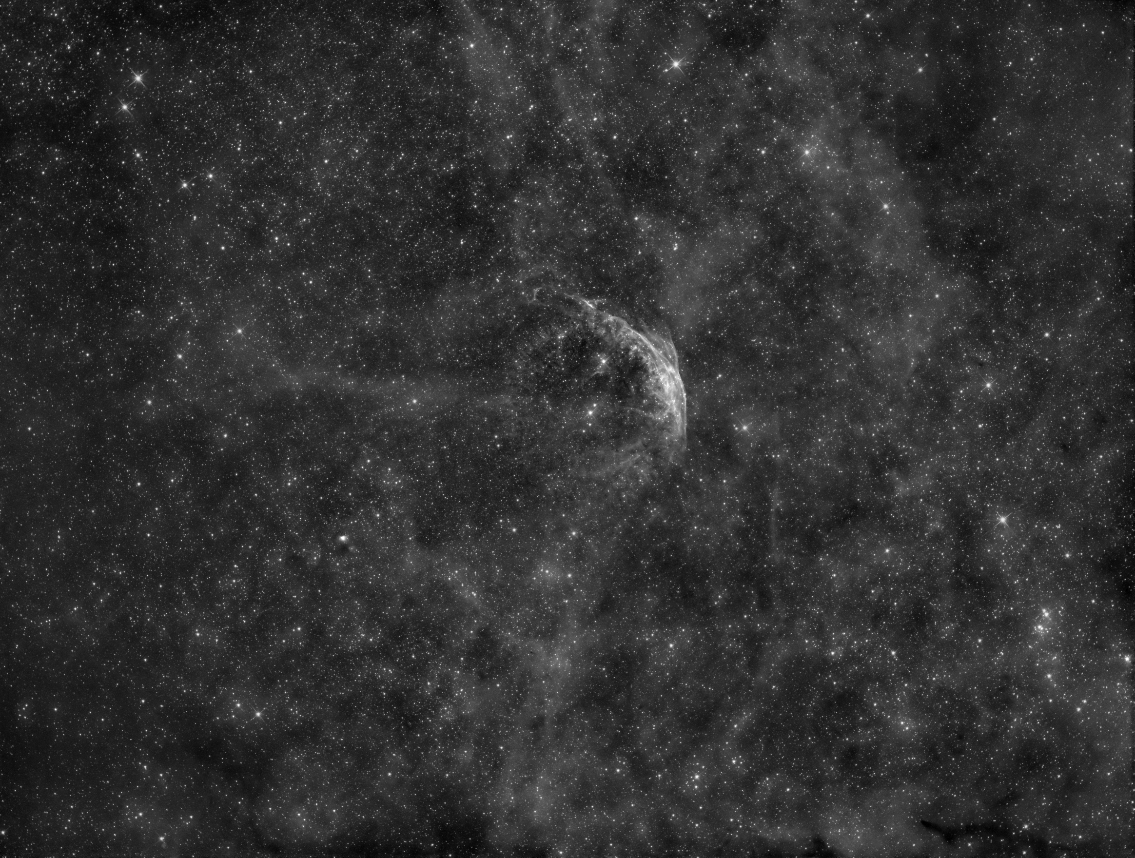 WR 134 - Wolf-Rayet Bubble in Cygnus in [OIII]