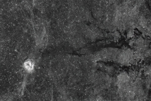 IC 5146, the Cocoon Nebula in H-alpha