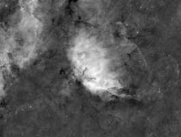Sh2-101 - Tulip Nebula in Ha